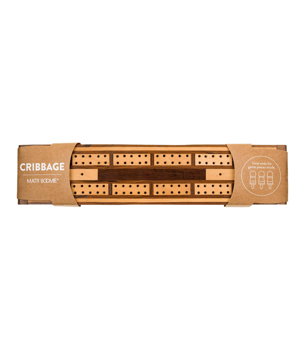 Wood Cribbage Game