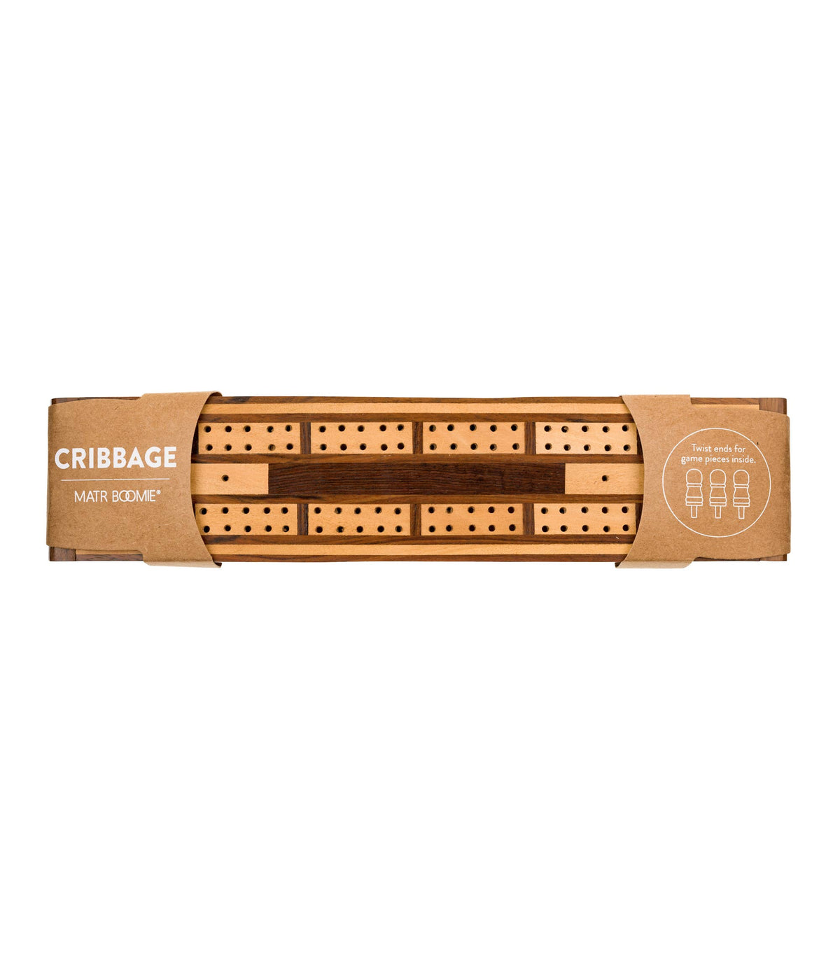 Wood Cribbage Game