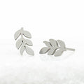 "Rowen" Leaf Stud Earrings