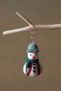 Wool Snowman Ornament