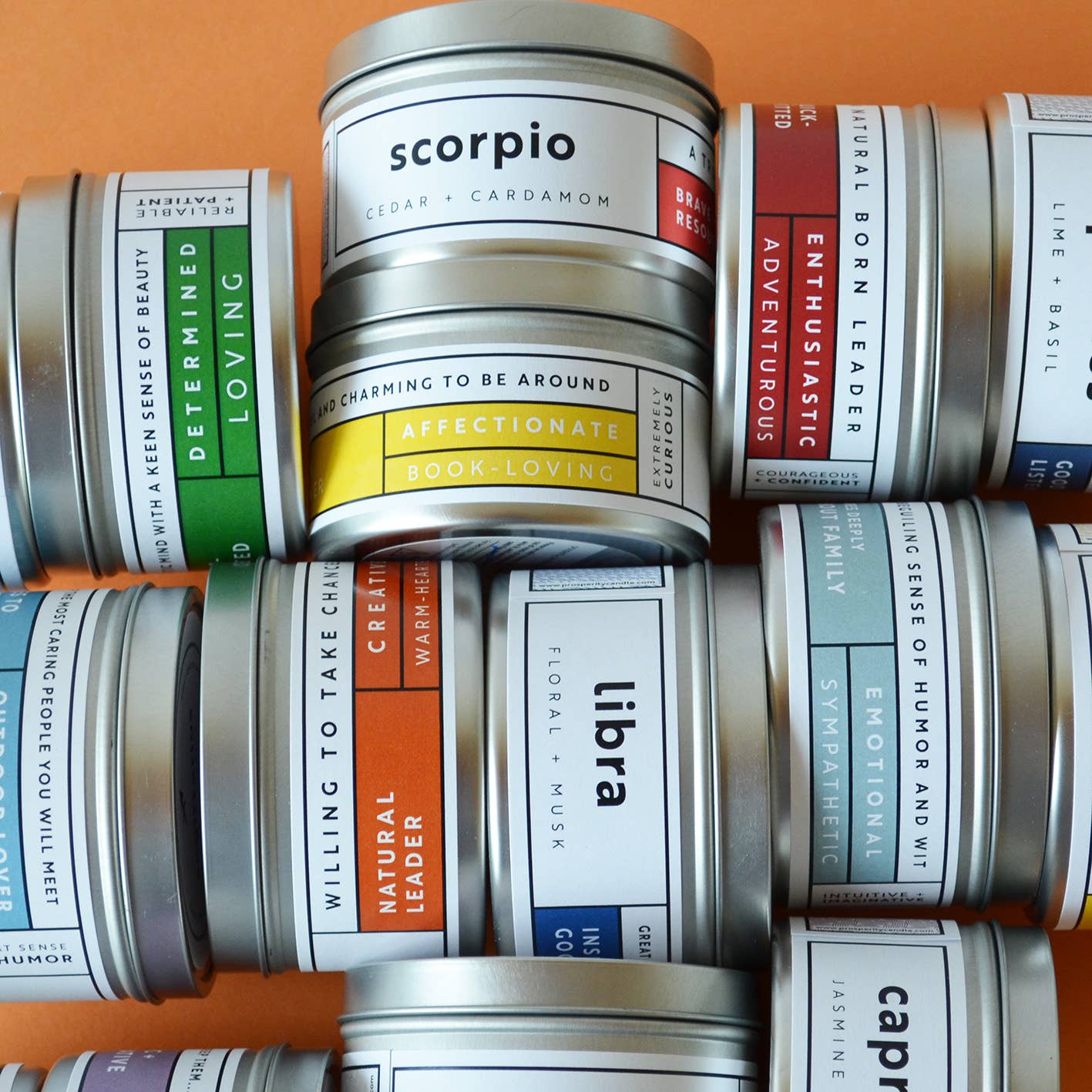 Travel Tin Candle, 6 oz - Zodiac Collection