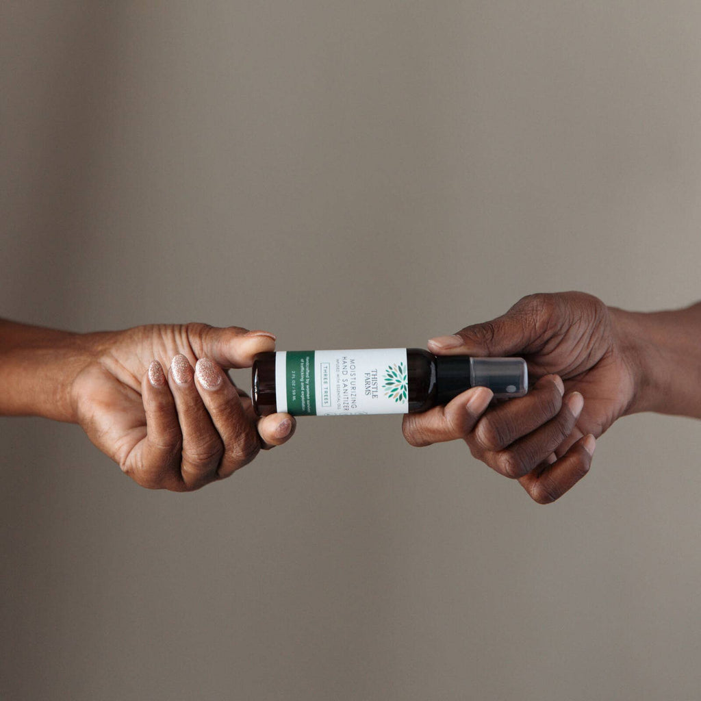 Holiday Three Trees Moisturizing Hand Sanitizer Spray 2 oz