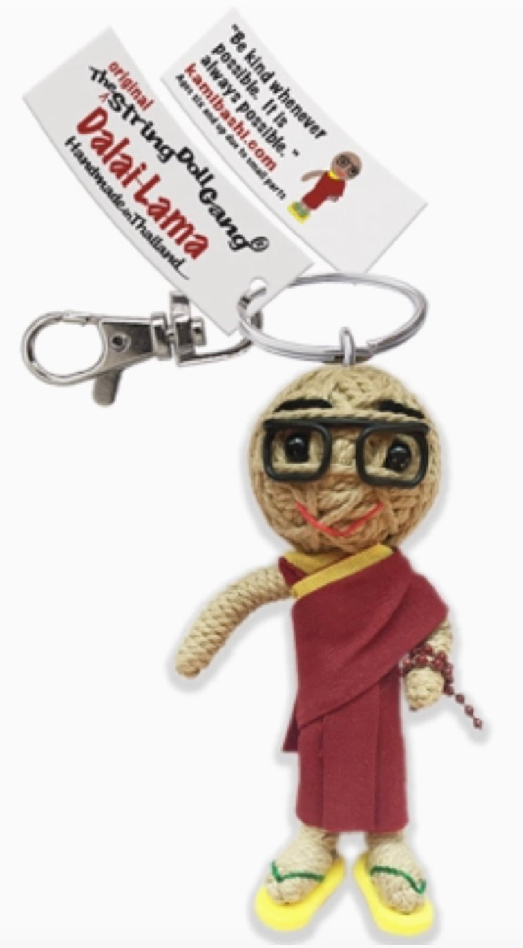 Keychain String Doll, "Dalai Lama"