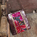 Shoulder Bag, Huipile and Leather