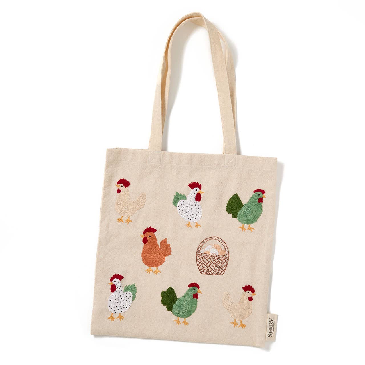 Embroidered Cotton Totes