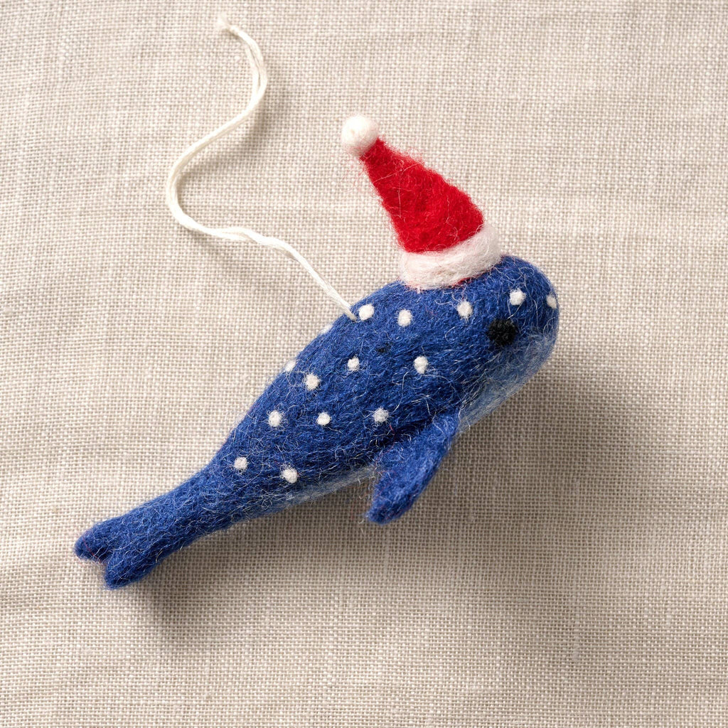 Mobi Blue Whale Ornament