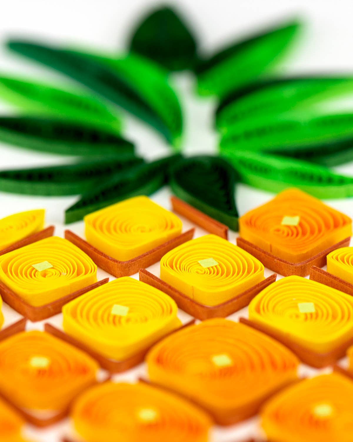 Quilled Greeting Card, "Pineapple"