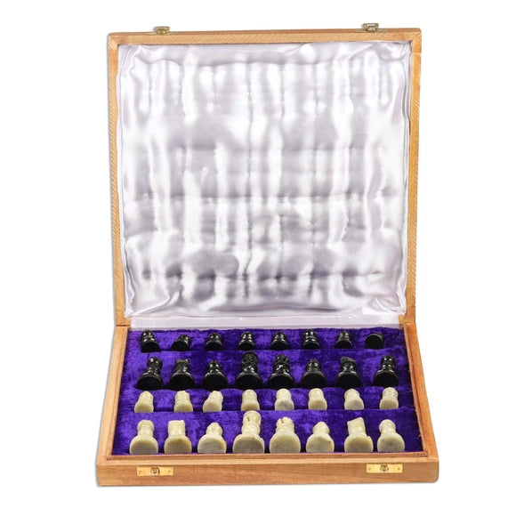 Royal Charm Soapstone Chess Set