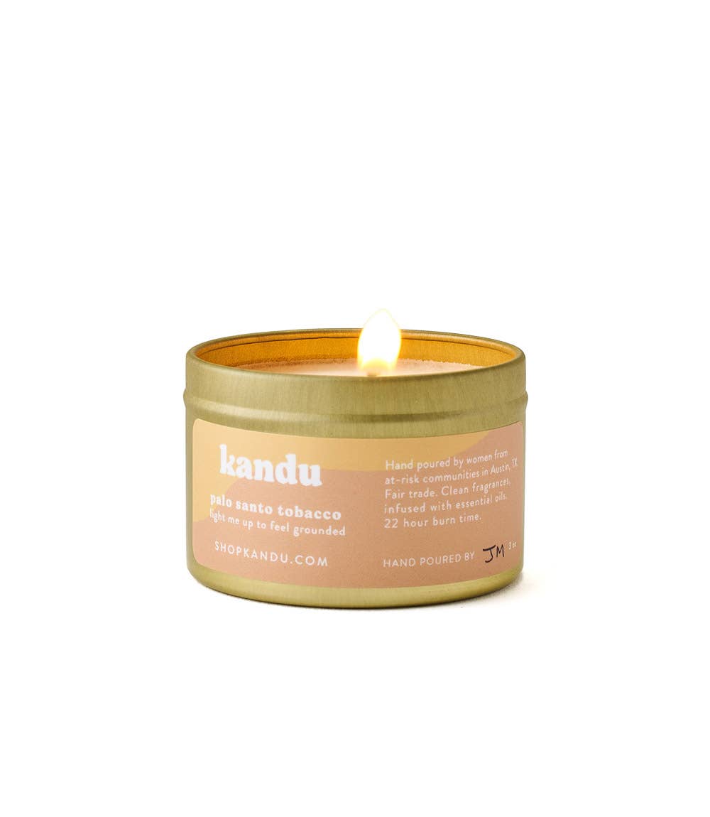 Palo Santo Tobacco 3oz Hand-Poured Soy Wax Candle