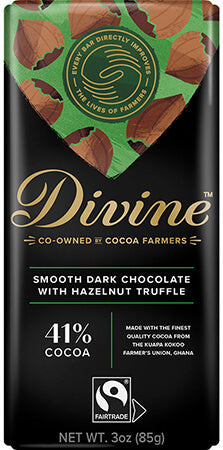 Chocolate Divine Dark Hazelnut Truffle 3OZ