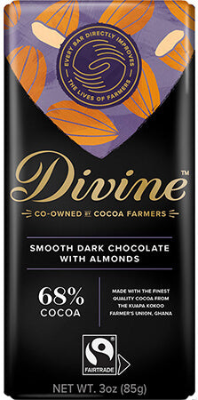 Chocolate Divine Dark w/Almonds 3OZ