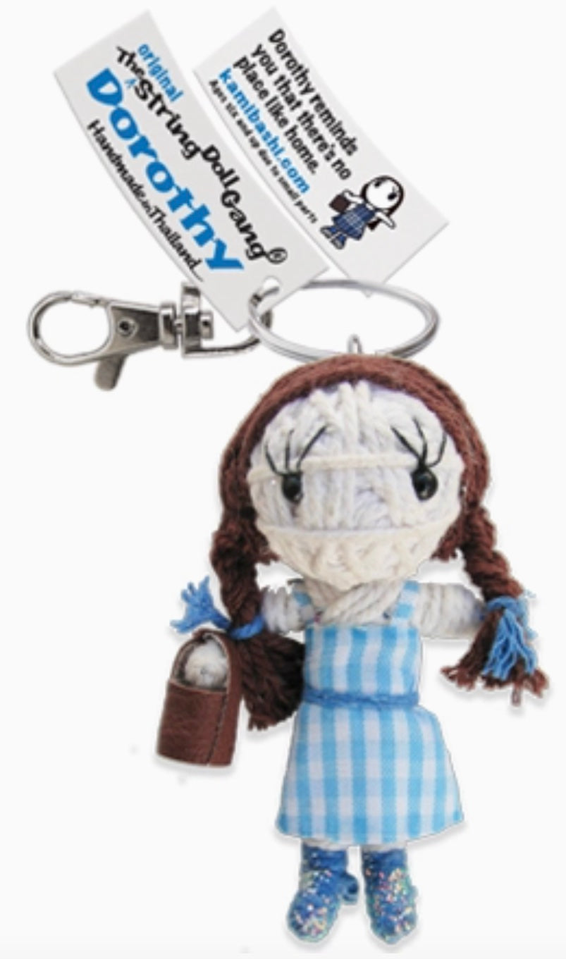 Keychain String Doll, "Dorothy"