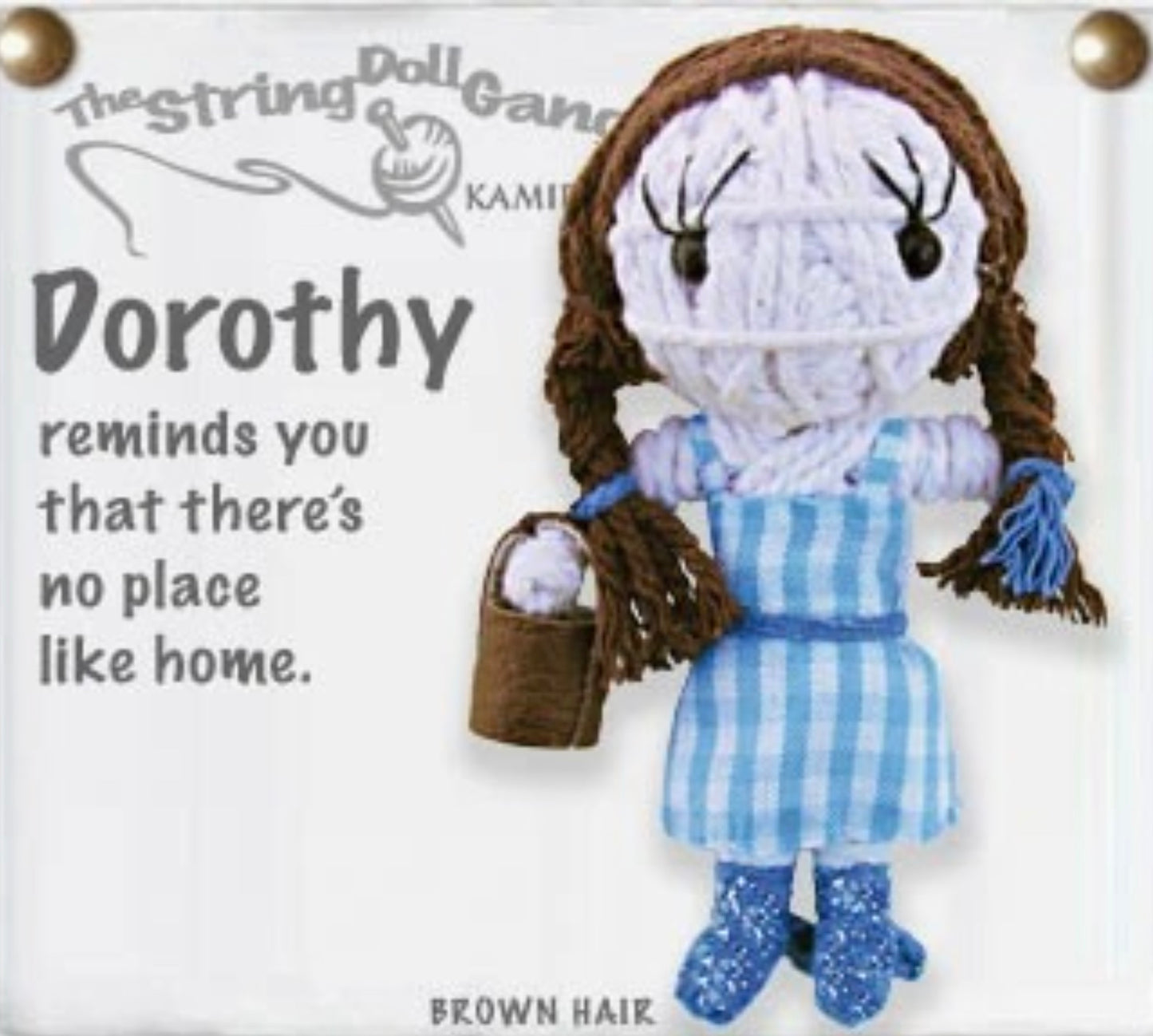 Keychain String Doll, "Dorothy"