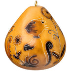 "Whimsy Cat" Gourd Ornament