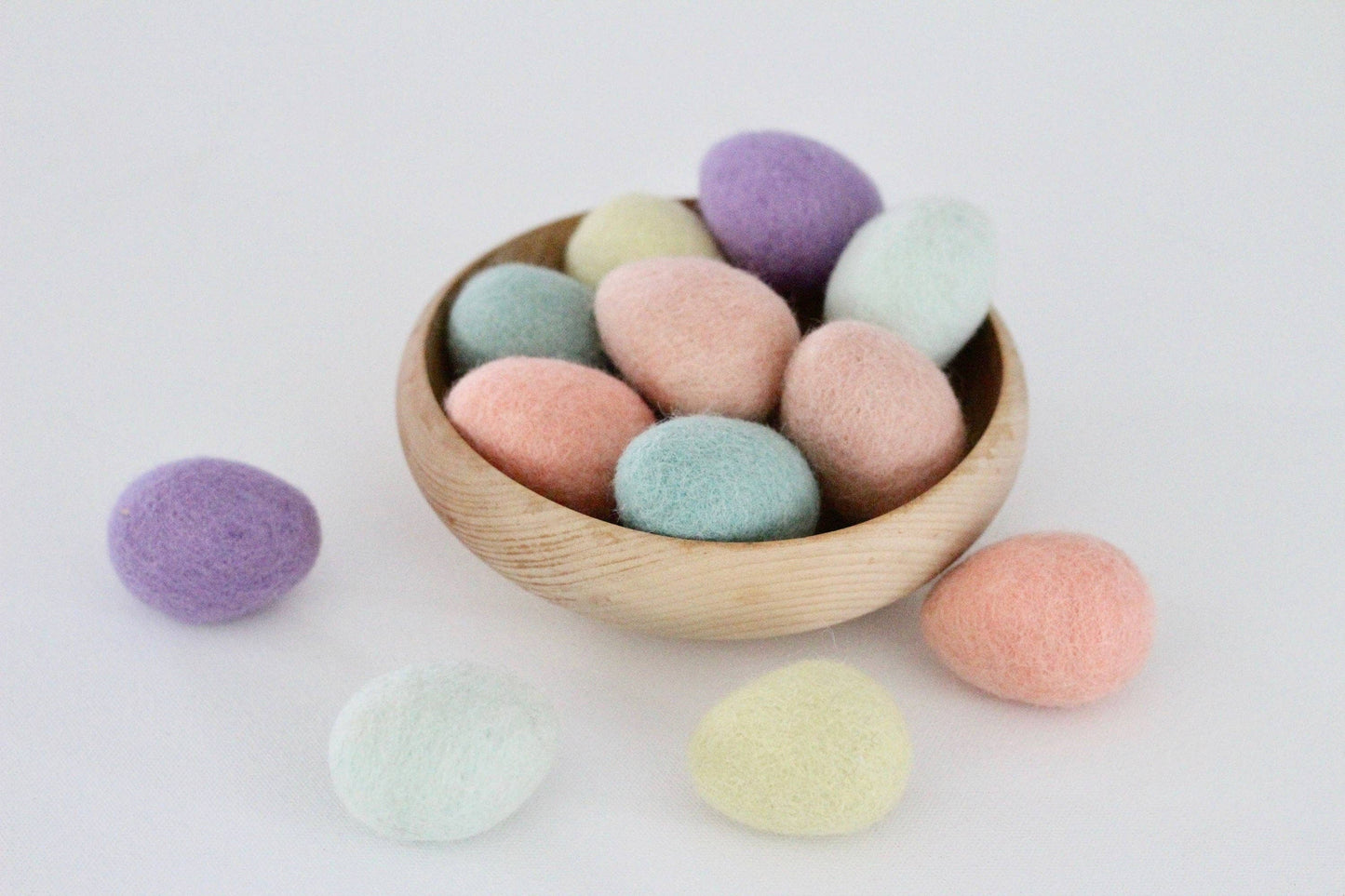 Felted Farm Fresh Eggs