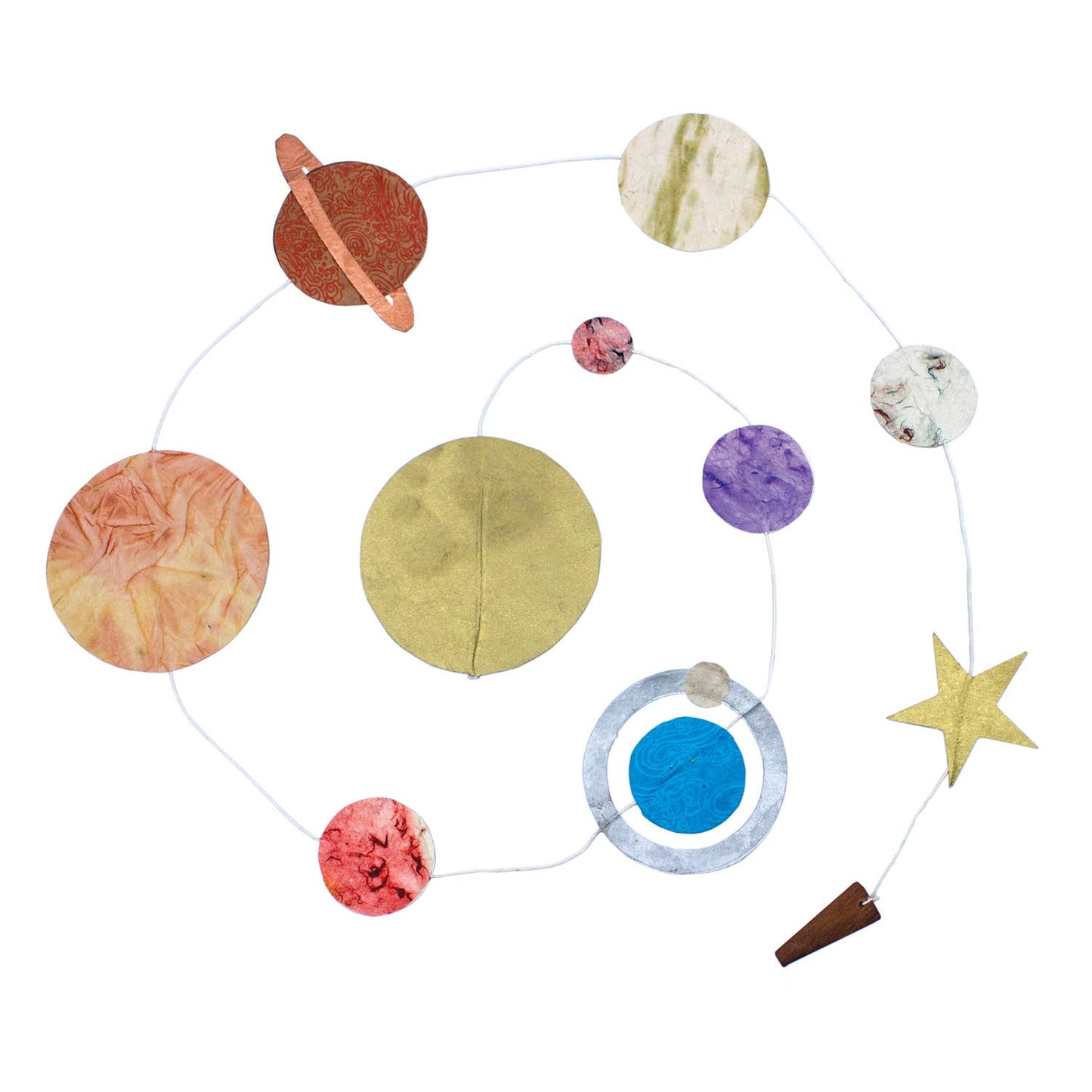 Eco-Paper Garland, "Solar System"