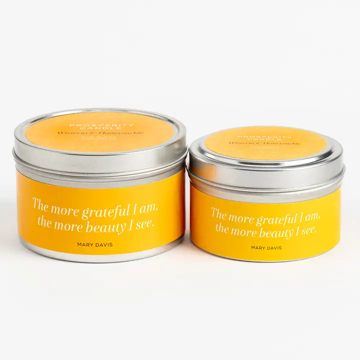 Quote Tin Candle, 4-6oz, "Springtime Quotes"