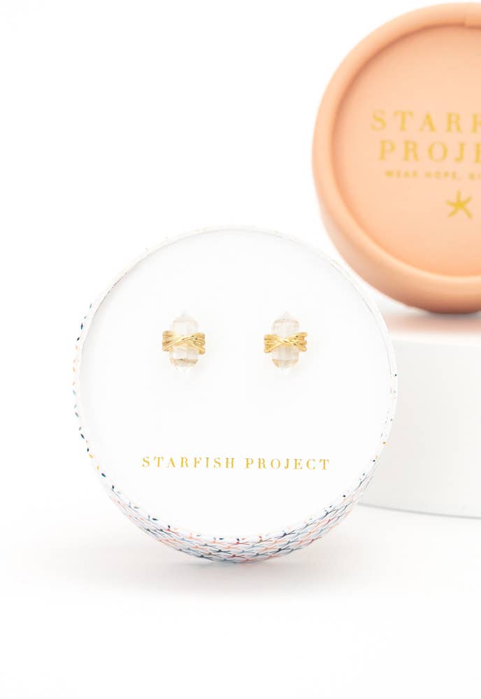"Stronger Together" Crystal Studs