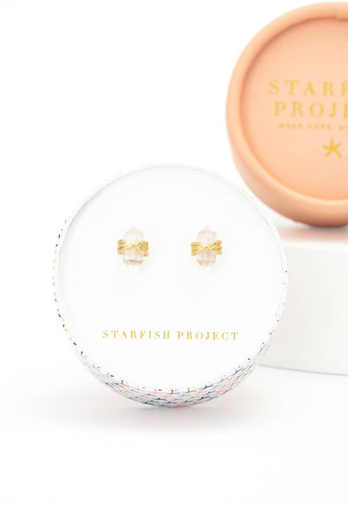 "Stronger Together" Crystal Studs
