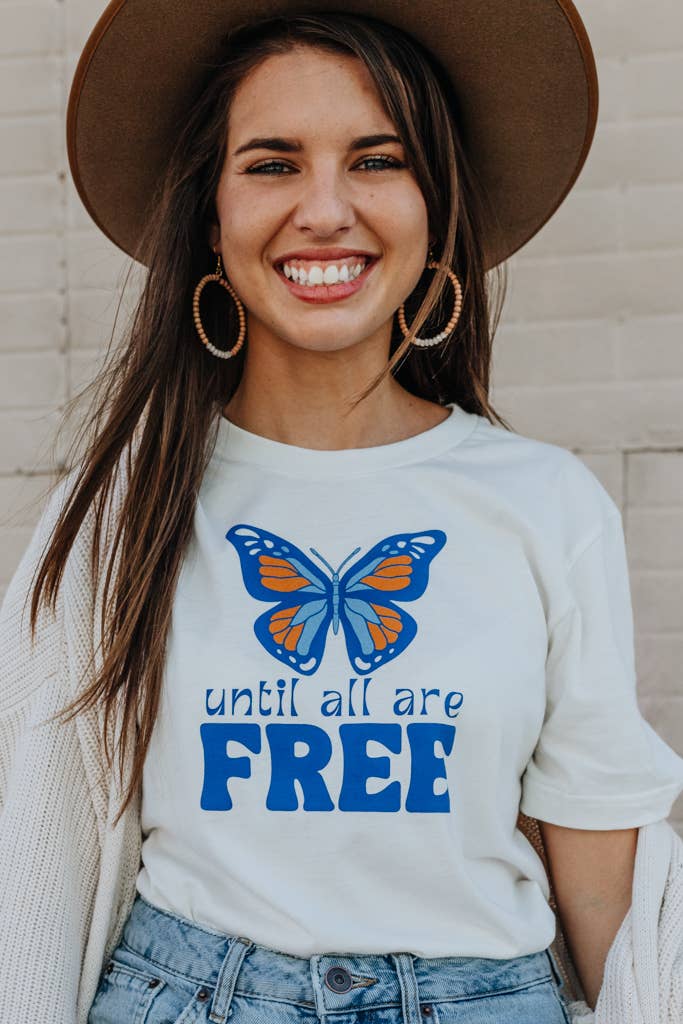 "Until All Are Free" Graphic Tee