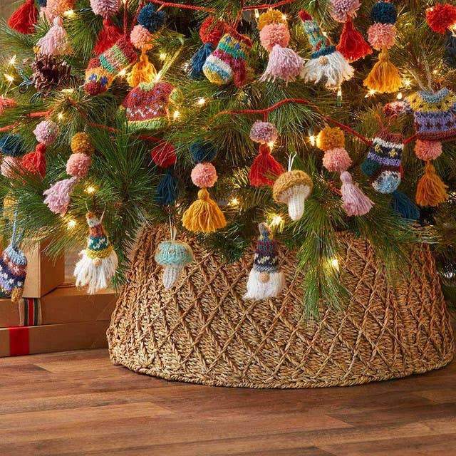 Knitted Gnome Christmas Ornaments