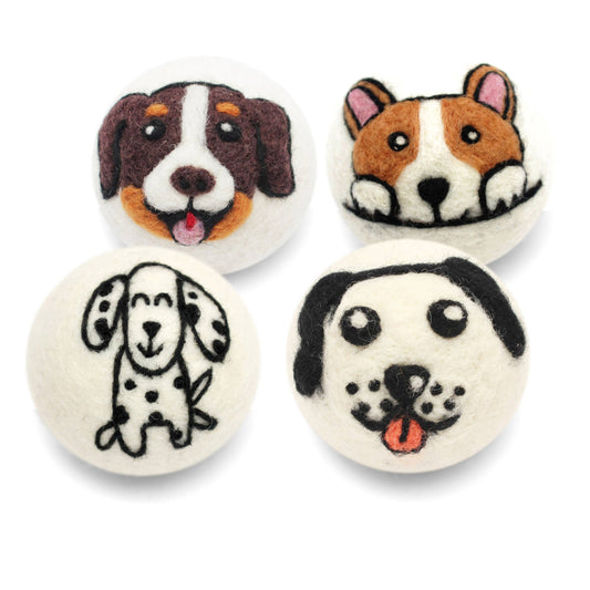 Eco Wool Dryer Balls, "Dogs"