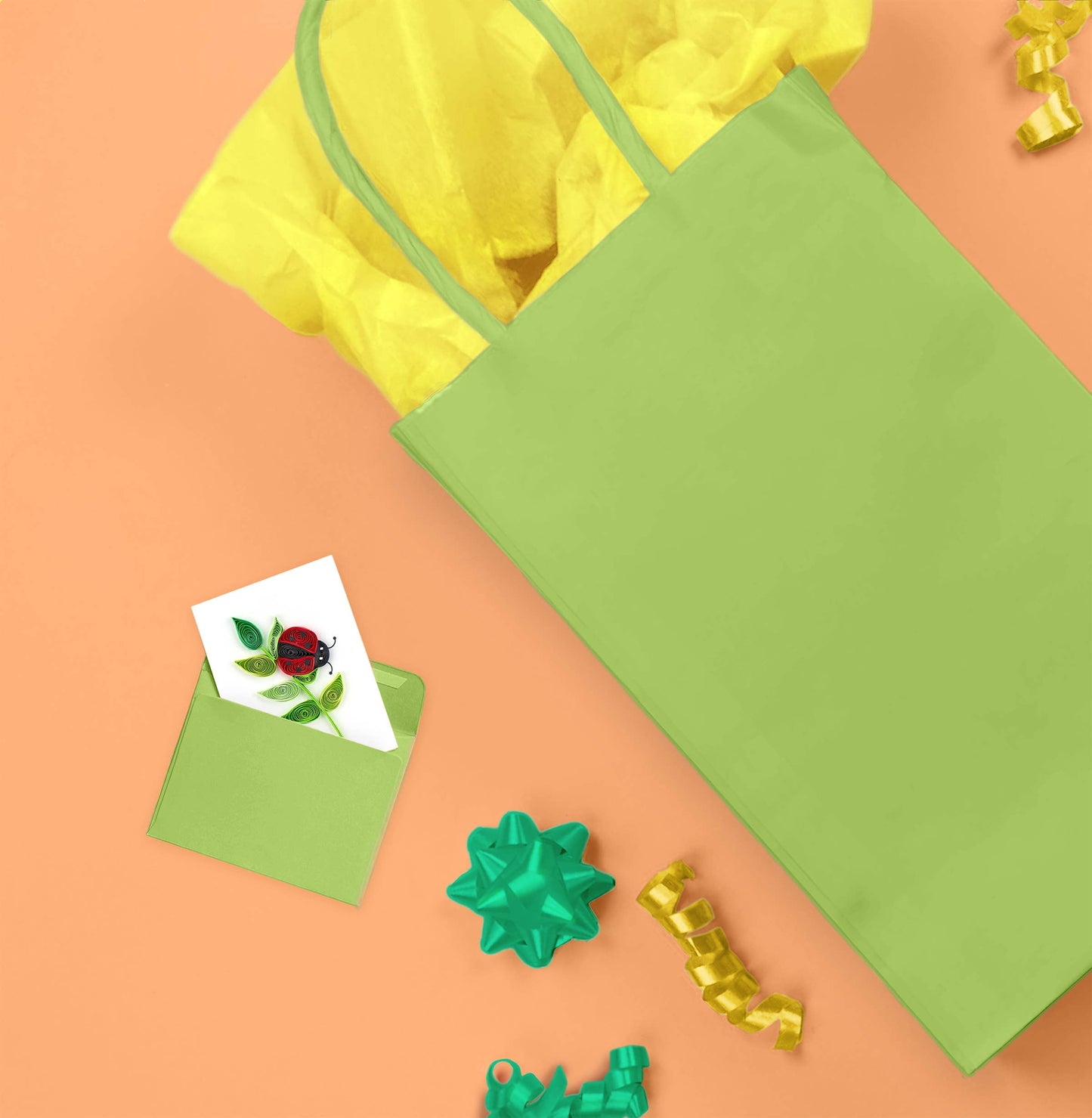 Quilled Gift Enclosure, "Ladybug"