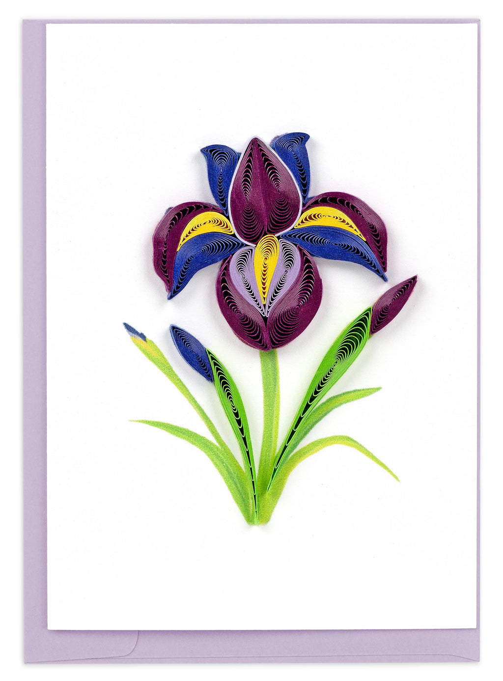 Quilled Gift Enclosure, "Iris"