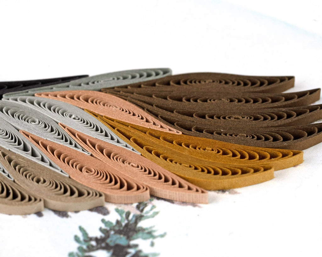 Quilled Greeting Card, "Soaring Eagle"