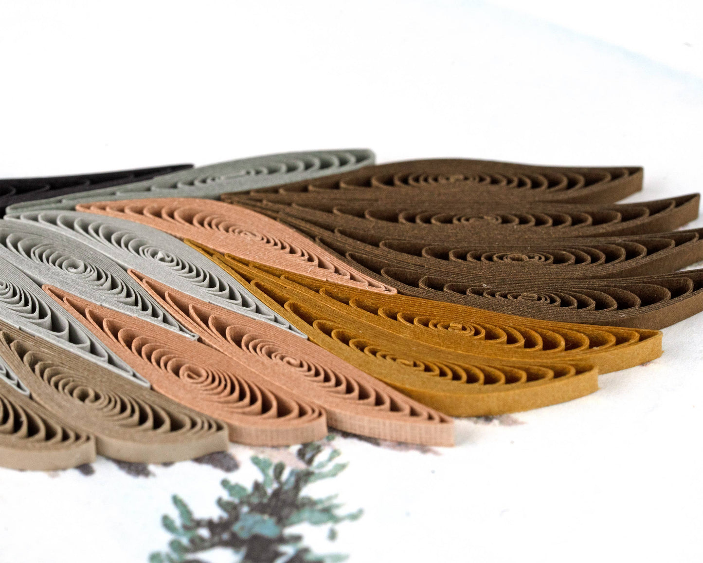 Quilled Greeting Card, "Soaring Eagle"