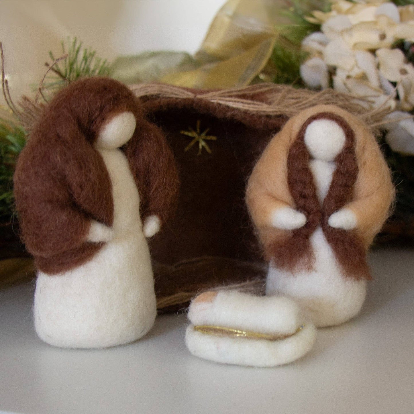 Petite Felt Nativity, 5 pieces