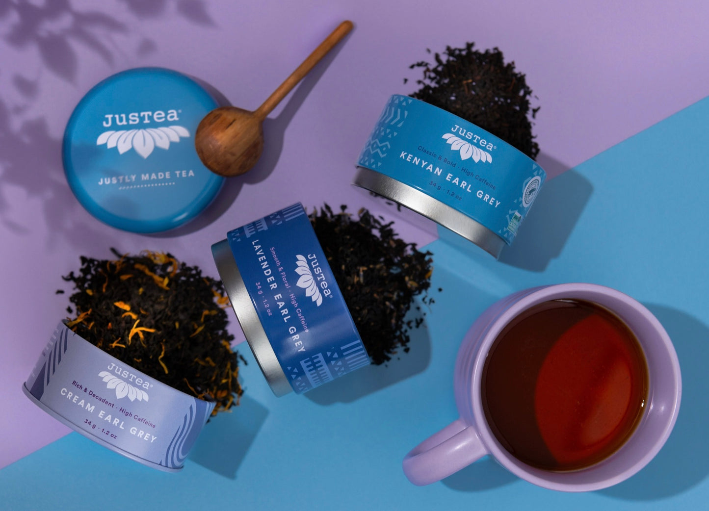 Looseleaf Tea w/Spoon, "Earl Grey Trio"