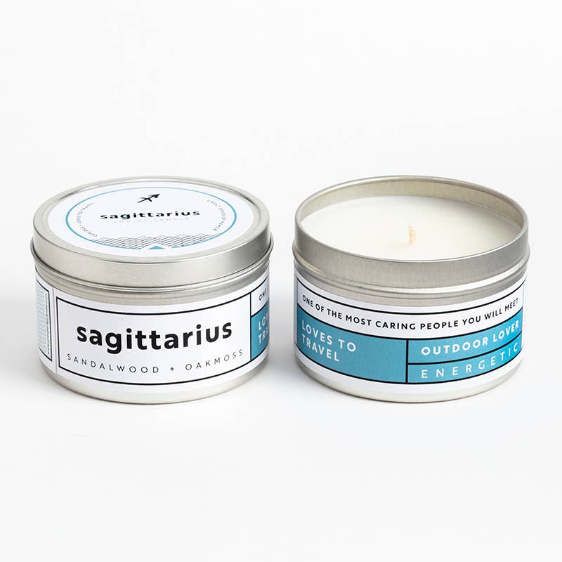 Travel Tin Candle, 6 oz - Zodiac Collection
