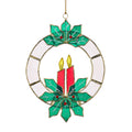 Capiz Wreath Christmas Ornament