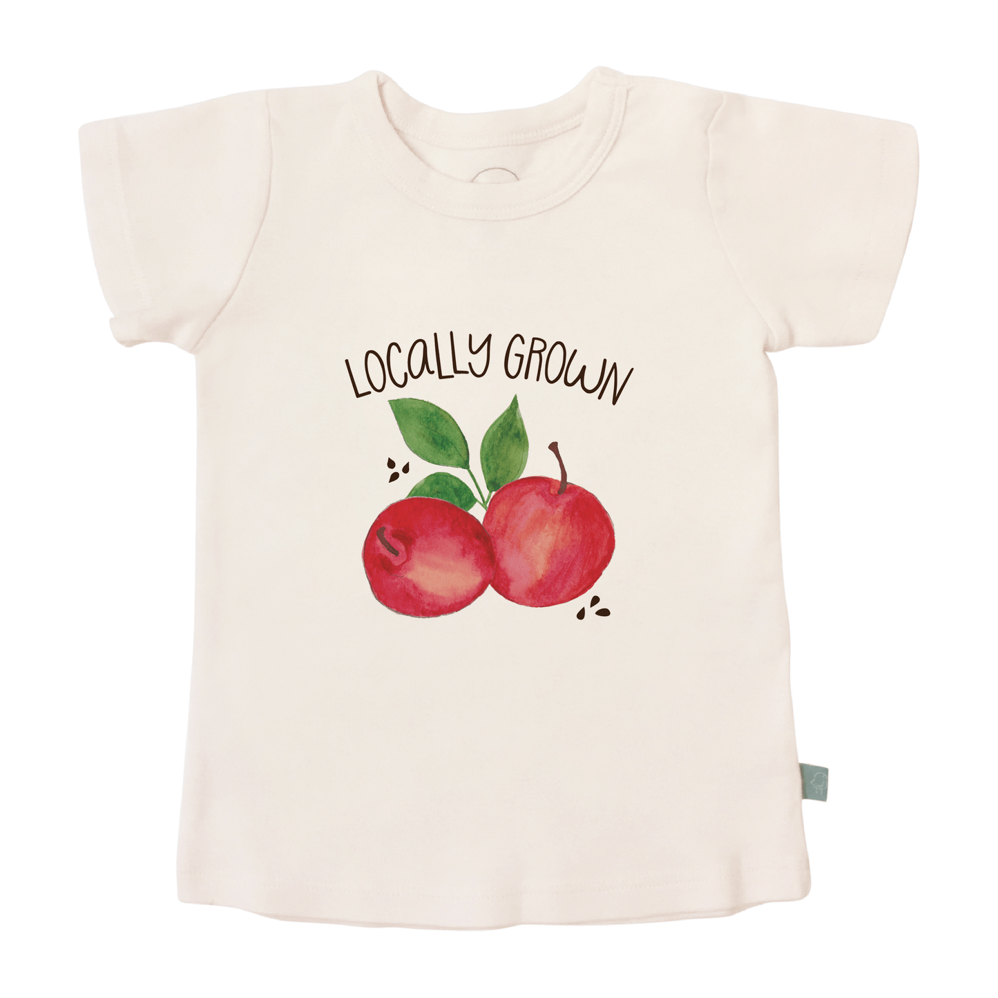 Organic Graphic Kid's Tee, "Locally Grown"
