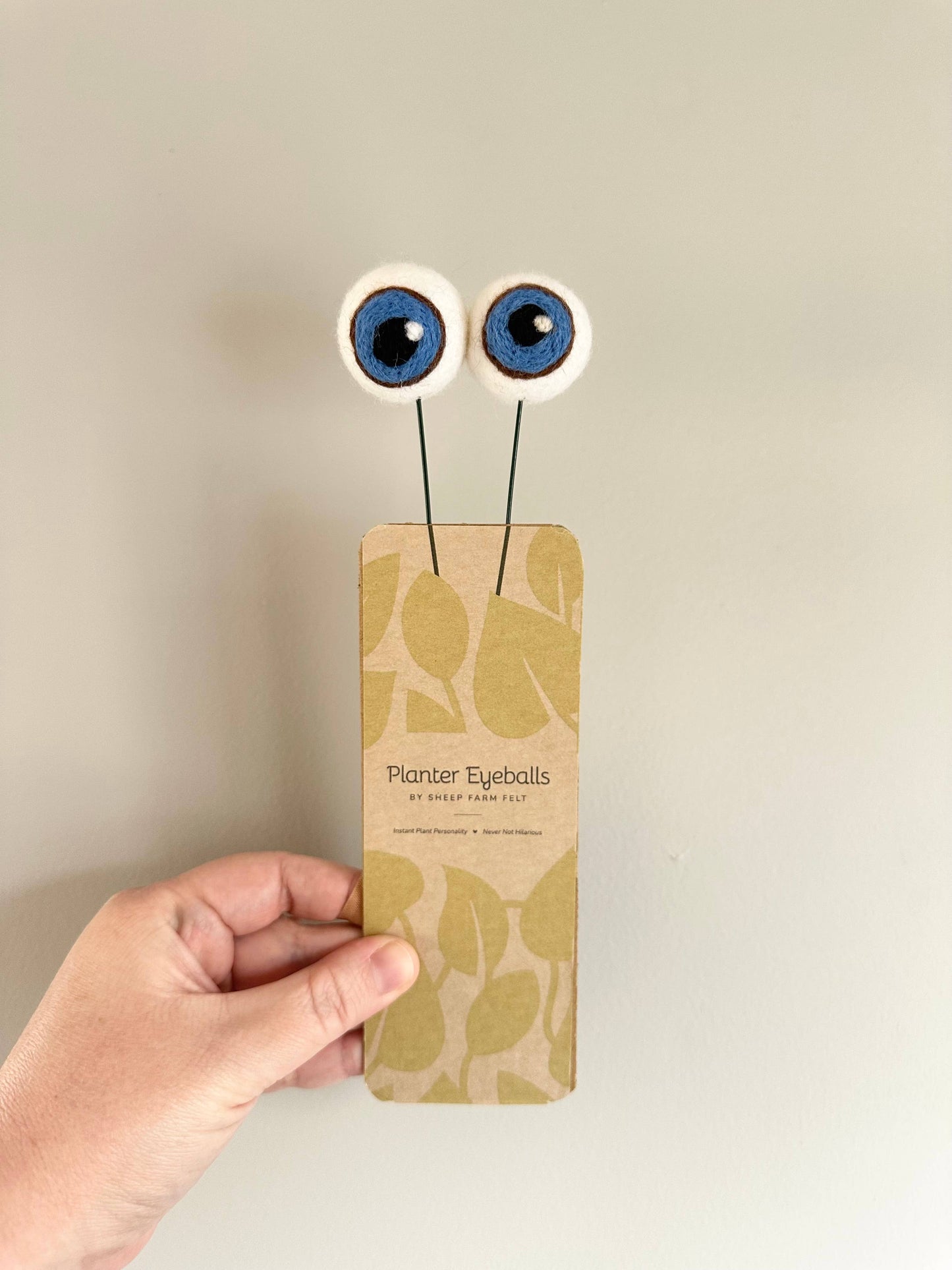 Felted Plant Eyeballs