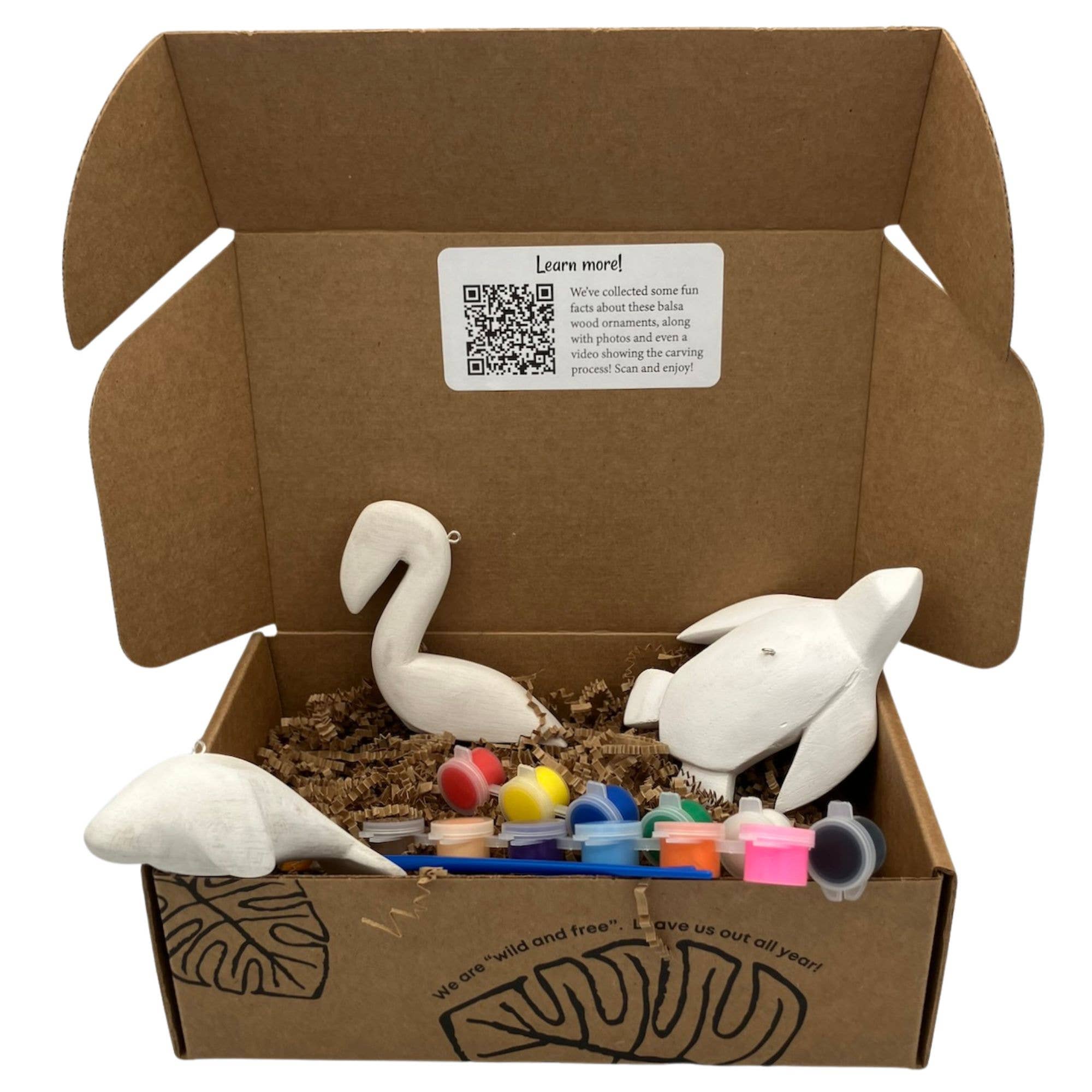 Paint Your Own Wildlife Ornament Kit