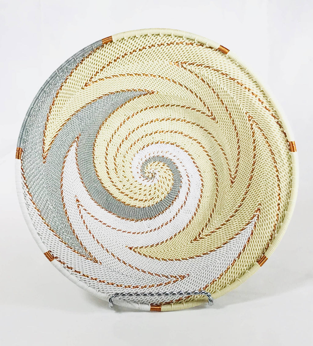 Mini Platter Zulu Wire Basket, Assorted Colors^