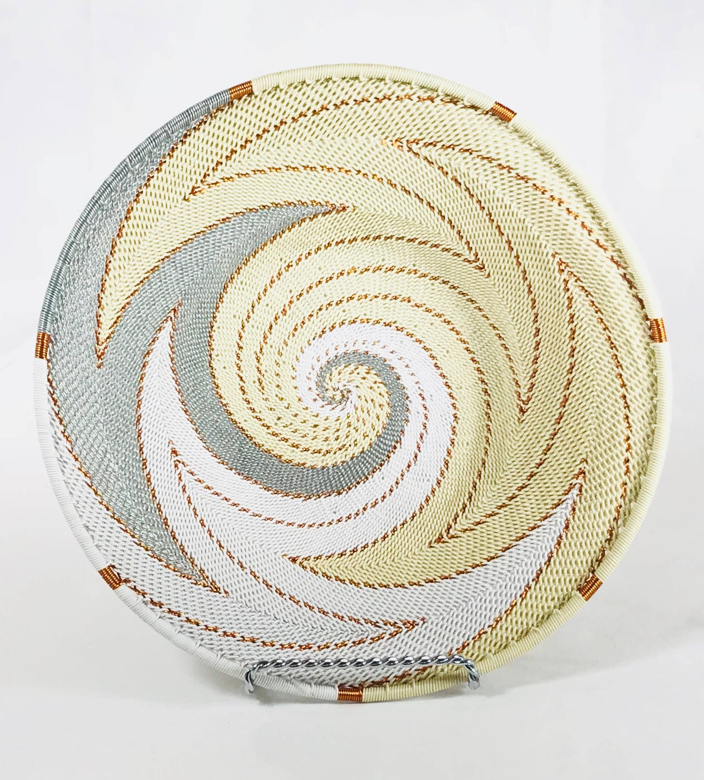 Mini Platter Zulu Wire Basket, Assorted Colors