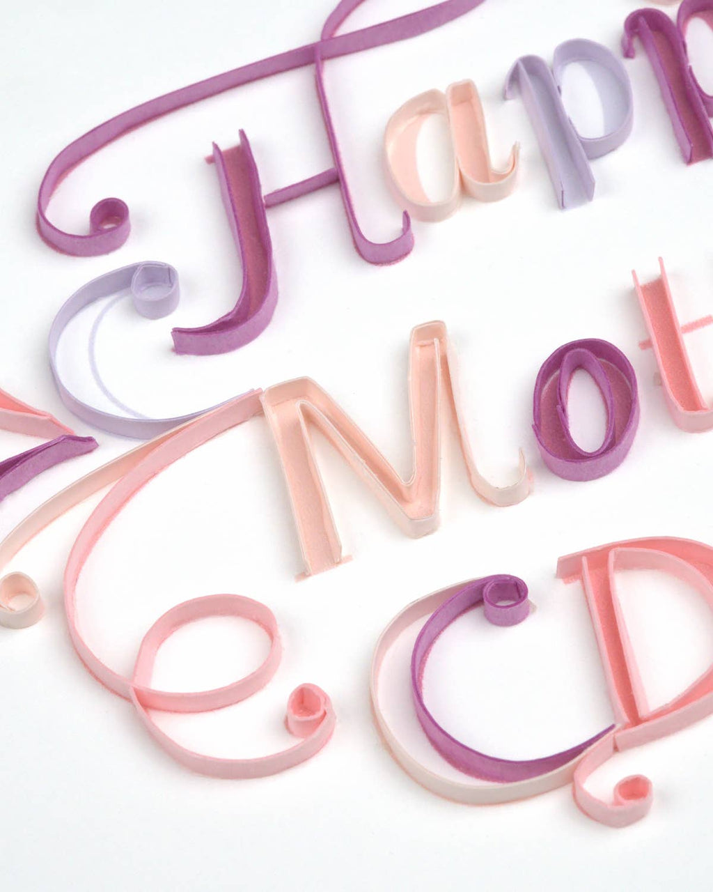 Quilled Greeting Card, "Happy Mother's Day"