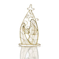Capiz Holy Family Nativity Votive Candle Holder
