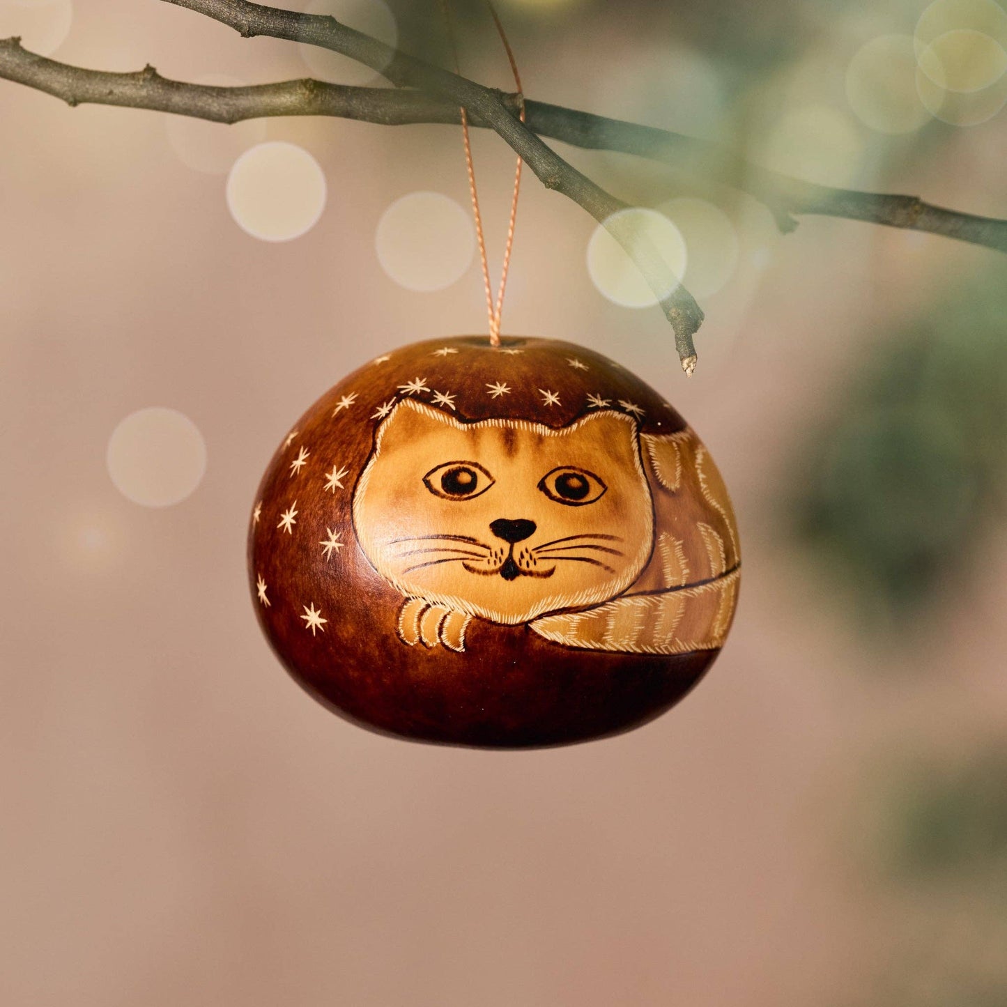 Wira Kitty Gourd Ornament