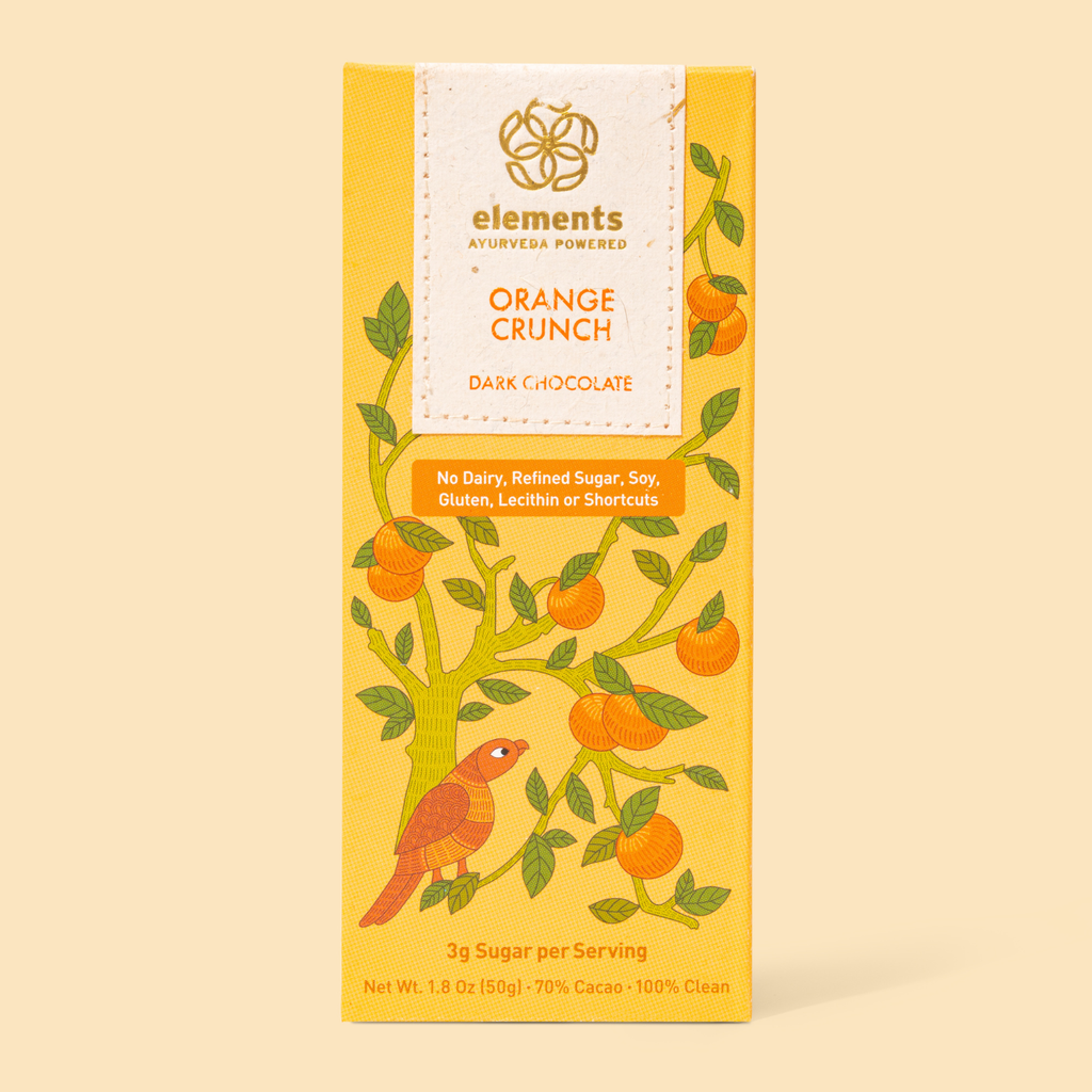 Orange Crunch 70% Dark Chocolate Bar
