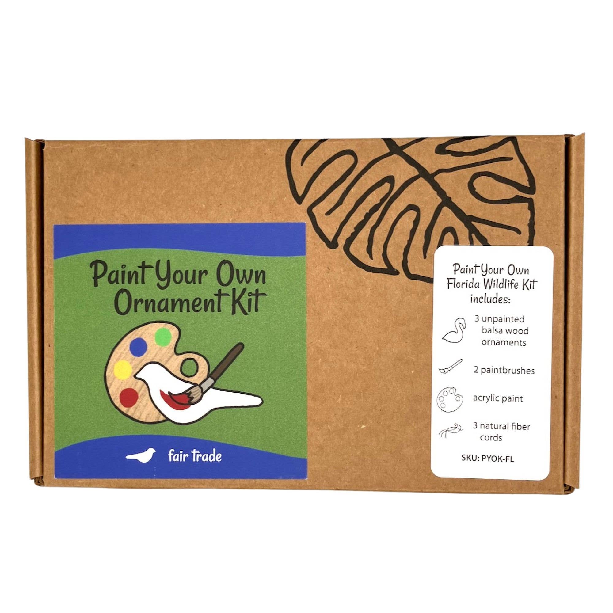 Paint Your Own Wildlife Ornament Kit