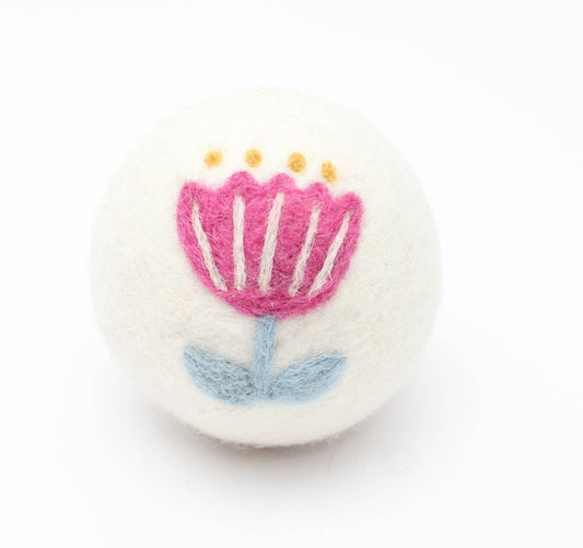 Eco Wool Dryer Balls, "Flowers"