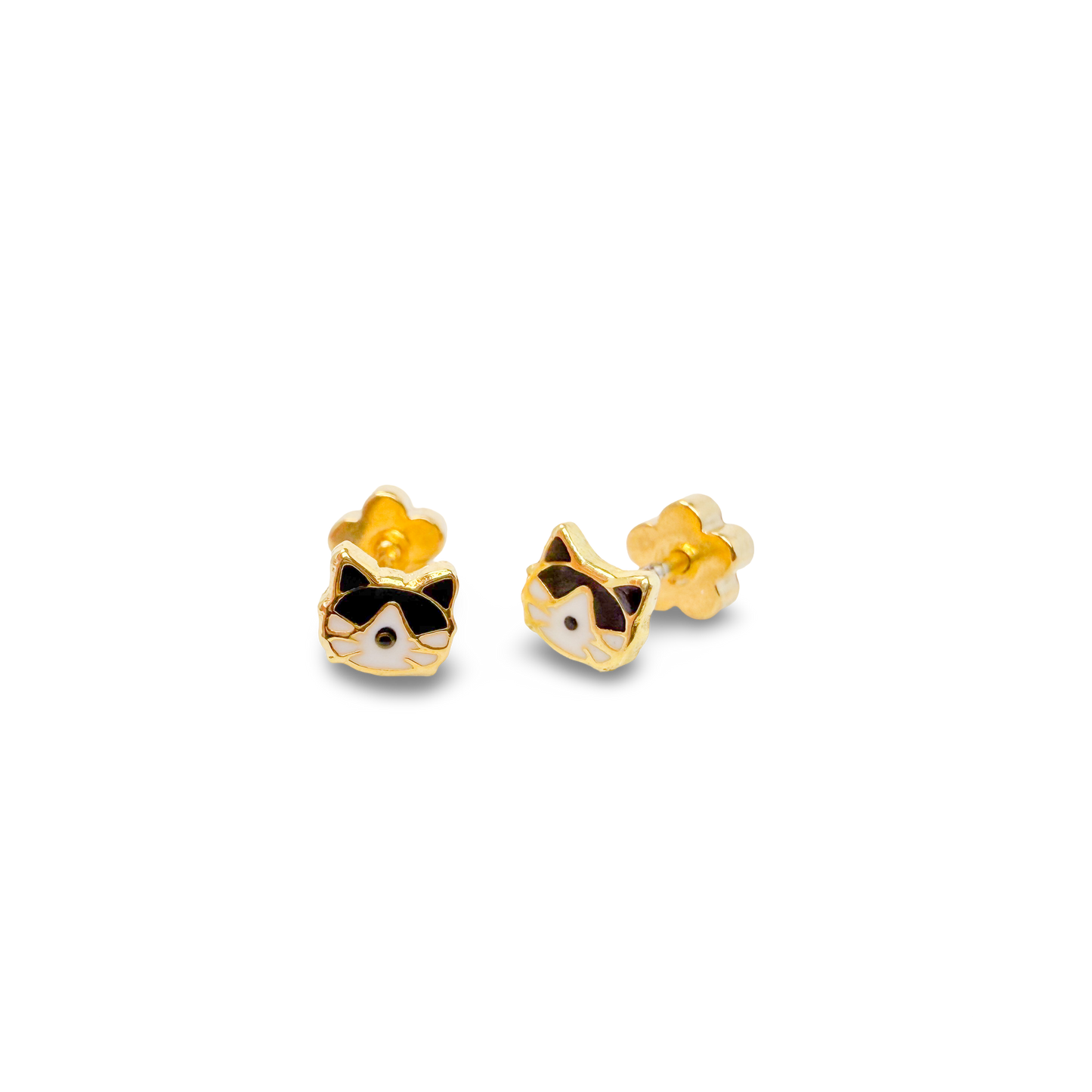 Cat Tiny Stud Kids Earrings