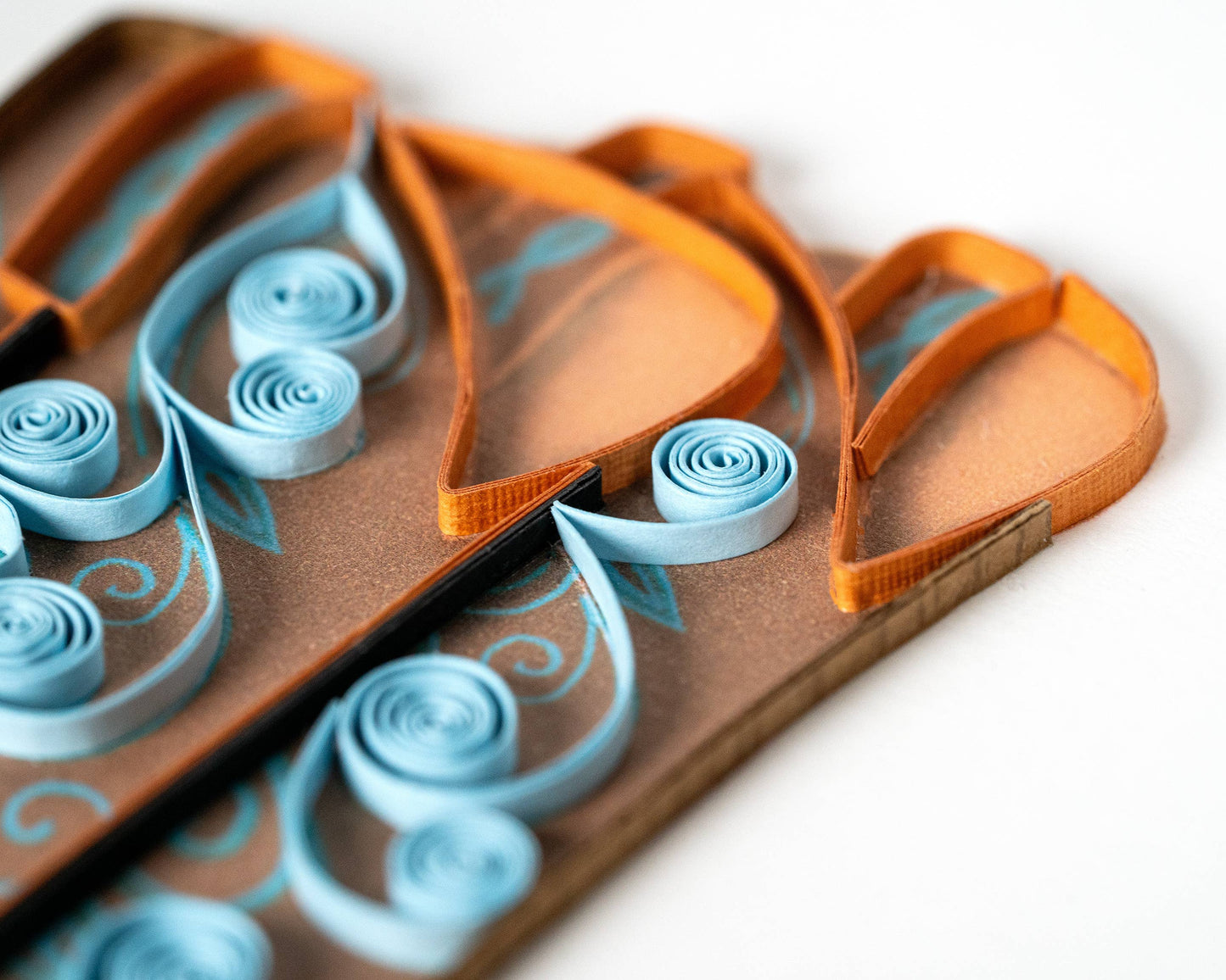 Quilled Greeting Card, "Cowboy Boots"