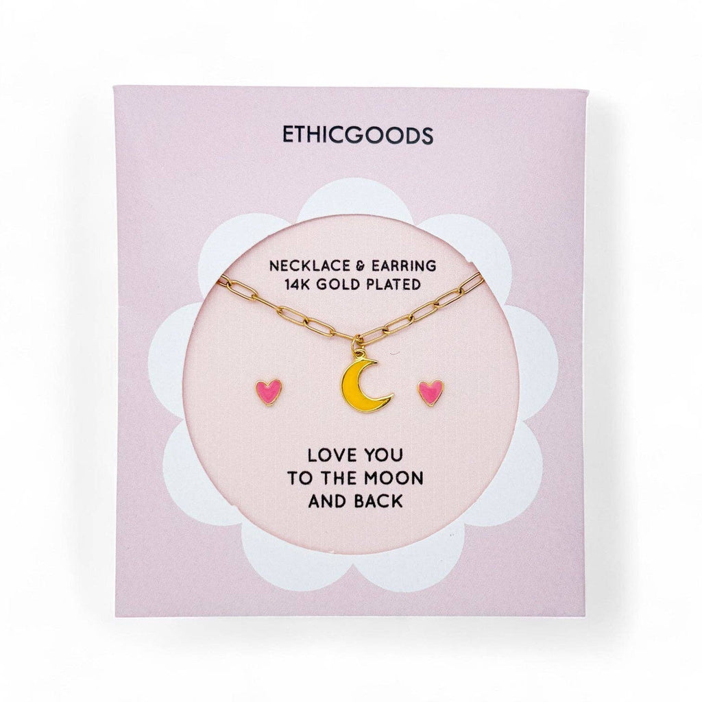 Love You to the Moon Kids Jewelry Set