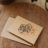 Thank You Hand Stitched Greeting Cards, Variety Set of 10