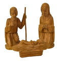 Hand-carved Olive Wood Nativity Set of Three from Kenya